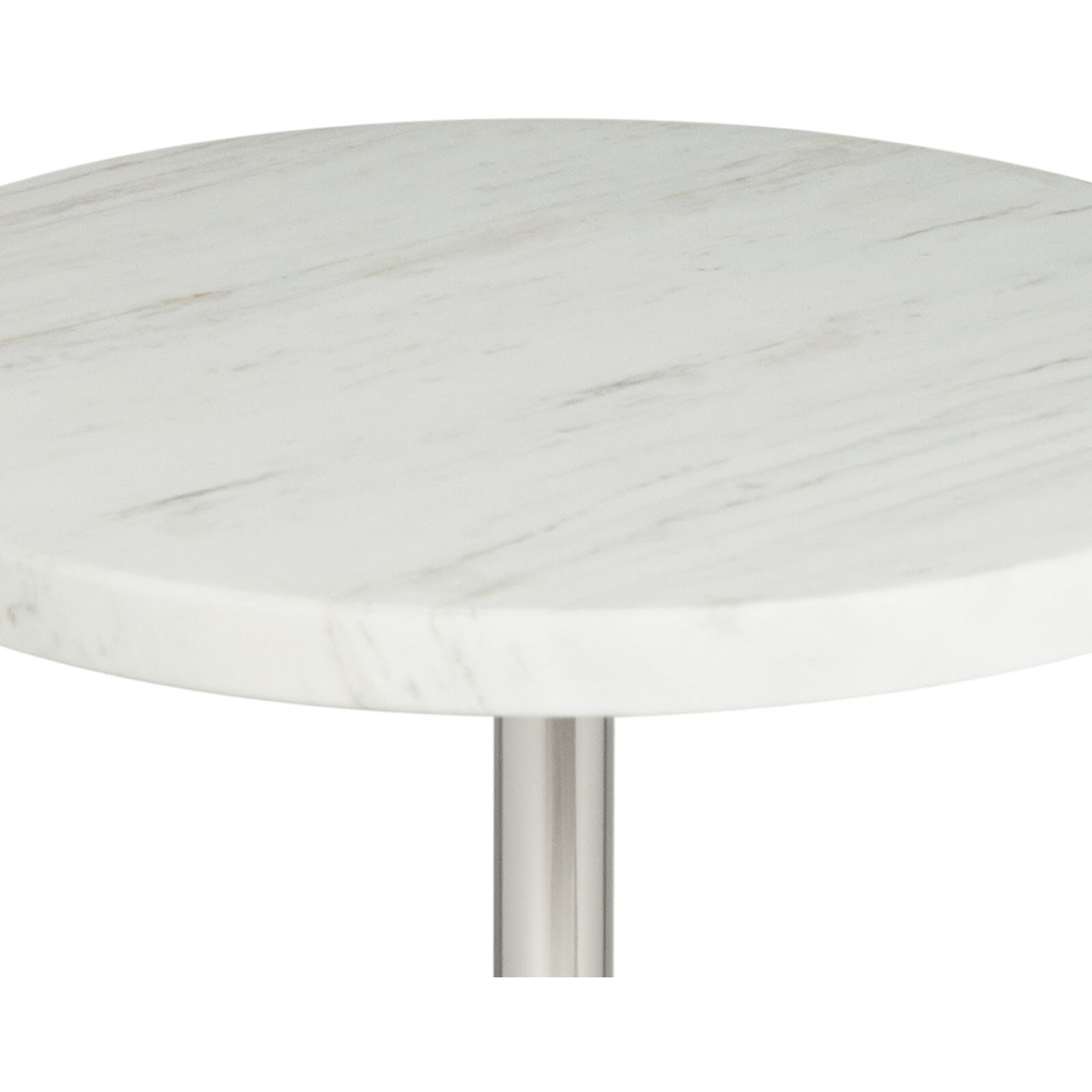 Arthur 21 X 13 inch Polished Nickel Accent Table